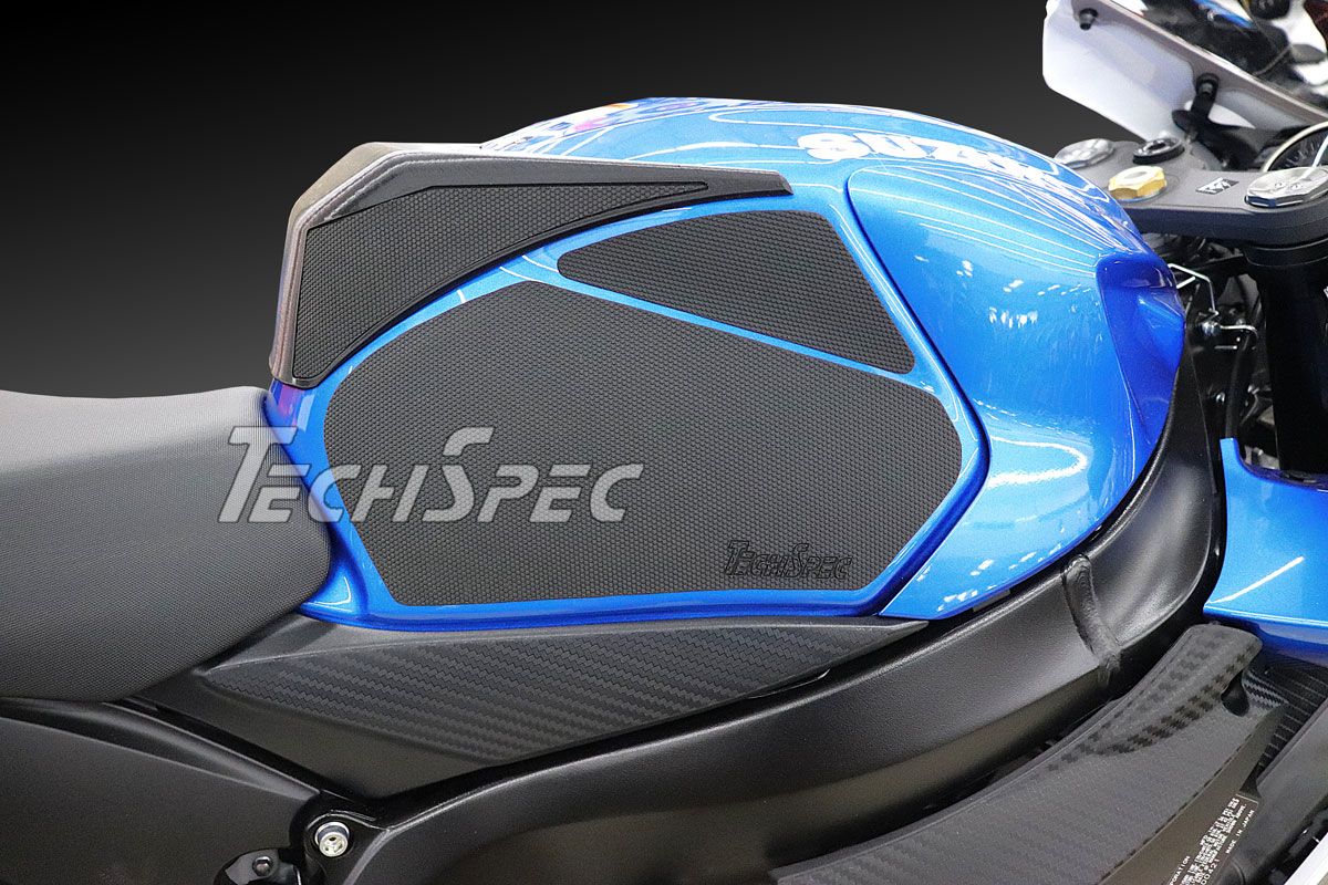 TechSpec Tank Extender and Tank Grip Pads for the Suzuki GSX-R600 / GSX-R750 (2011+)