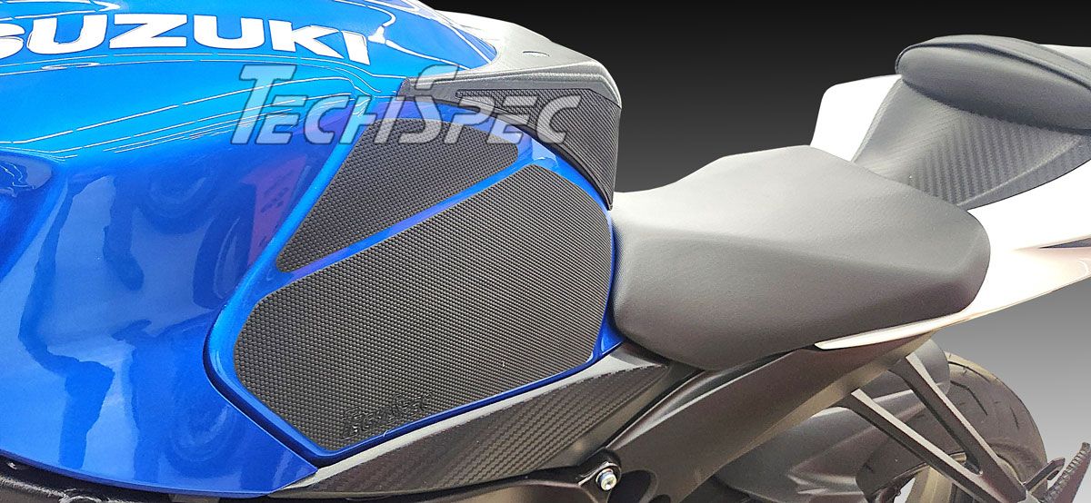 TechSpec Tank Extender and Tank Grip Pads for the Suzuki GSX-R600 / GSX-R750 (2011+)