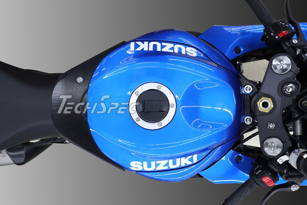 TechSpec Tank Extender and Tank Grip Pads for the Suzuki GSX-R600 / GSX-R750 (2011+)