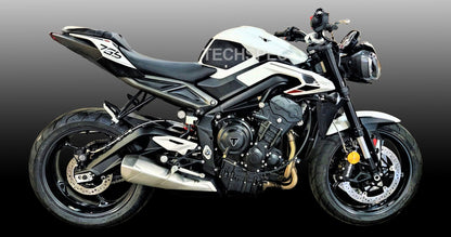 TechSpec Tank Grip Pads - DESIGN 2 for the Triumph Street Triple 765 / RS (2024+)