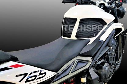TechSpec Tank Grip Pads - DESIGN 2 for the Triumph Street Triple 765 / RS (2024+)
