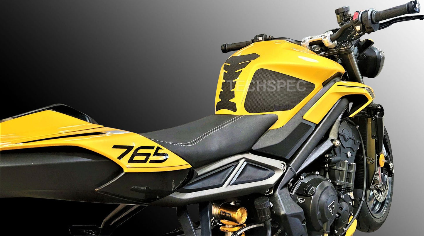 TechSpec Tank Grip Pads for the Triumph Street Triple 765 / RS (2024+)