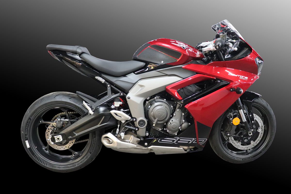 TechSpec Tank Grip Pads - 6 Piece Kit - for the Triumph Daytona 660 (2024+)