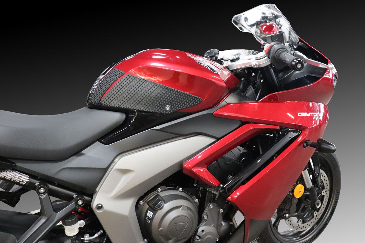 TechSpec Tank Grip Pads - Half Kit - for the Triumph Daytona 660 (2024+)
