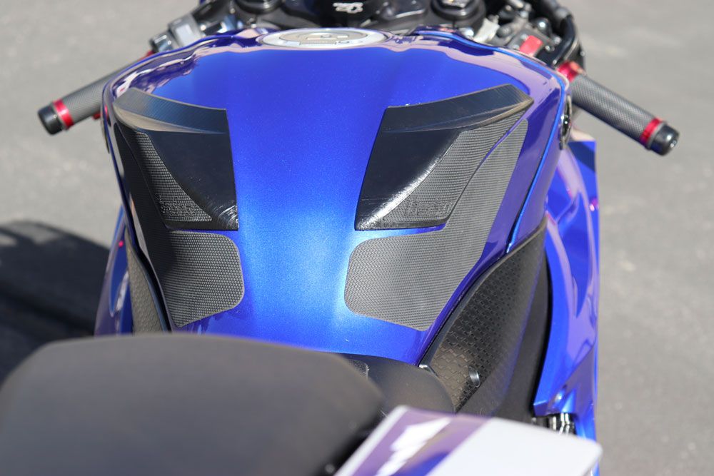 TechSpec Tank Extender and Tank Grip Pads for the Yamaha YZF-R6 (17-22)
