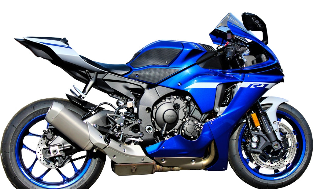 TechSpec Tank Grip Five Piece Tank Pad Kit for the Yamaha YZF-R1 / YZF-R1M (2015+)
