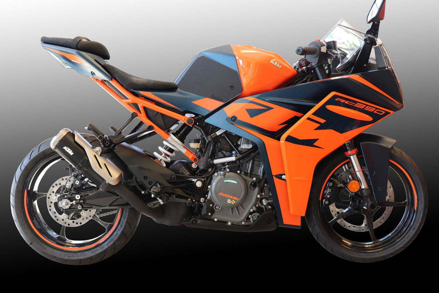 TechSpec Tank Grip Pads for the KTM RC 390 (2020+) - Full Coverage