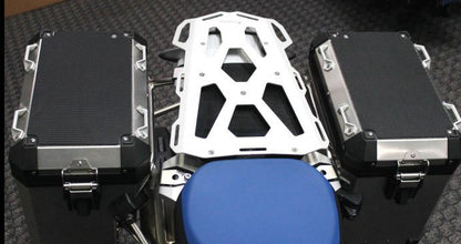 TechSpec Pannier Lid Guards for the BMW R 1200 GS (14+) Combo Pkg, Right, Left and Tail Set Snake Skin