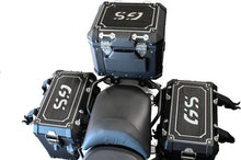 TechSpec Pannier Lid Guards for the BMW R 1200 GS (14+) BLACK on GRAY, COMBO KIT, RIGHT, LEFT & TAIL