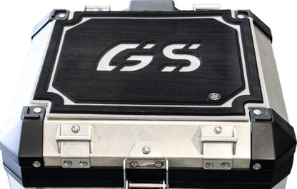 TechSpec Pannier Guards for the BMW R 1200 / 1250 GS  (14+) Tail / Back 32 Itr Black on Gray