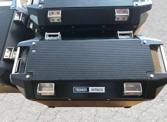 TechSpec Pannier Guards for the Triumph Givi Outback 37ltr Right and 37ltr Left Snake Skin
