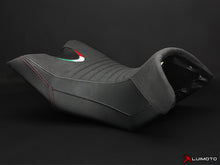 LUIMOTO Team Italia Rider Seat Covers for APRILIA CAPONORD 1200 (13-18)