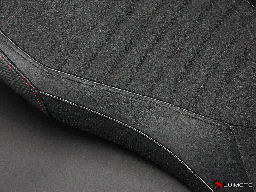 LUIMOTO Team Italia Rider Seat Covers for APRILIA CAPONORD 1200 (13-18)