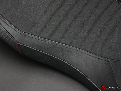 LUIMOTO Team Italia Rider Seat Covers for APRILIA CAPONORD 1200 (13-18)