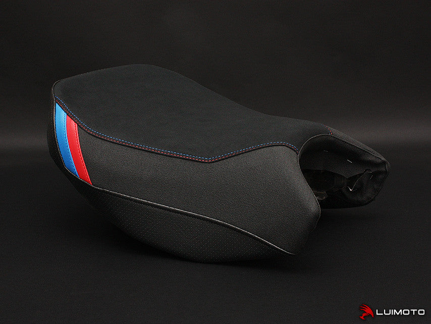 LUIMOTO Rider Motorsports Seat Cover for the BMW R1200GS Adventure (14+)