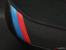 LUIMOTO Rider Motorsports Seat Cover for the BMW R1200GS Adventure (14+)
