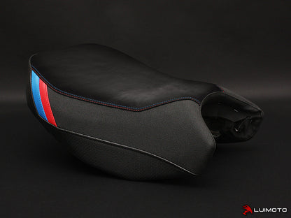LUIMOTO Rider Motorsports Seat Cover for the BMW R1200GS Adventure (14+)