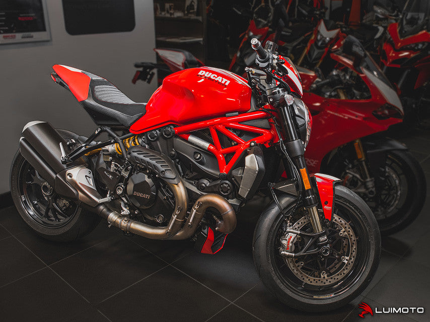 LUIMOTO Corsa Seat Covers for DUCATI MONSTER 1200R 2016+