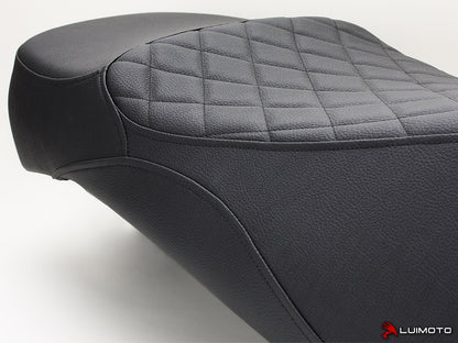 LUIMOTO (Cenno) Rider Seat Covers for the Vespa GTS / 125 / 150 / 300 (2009+)