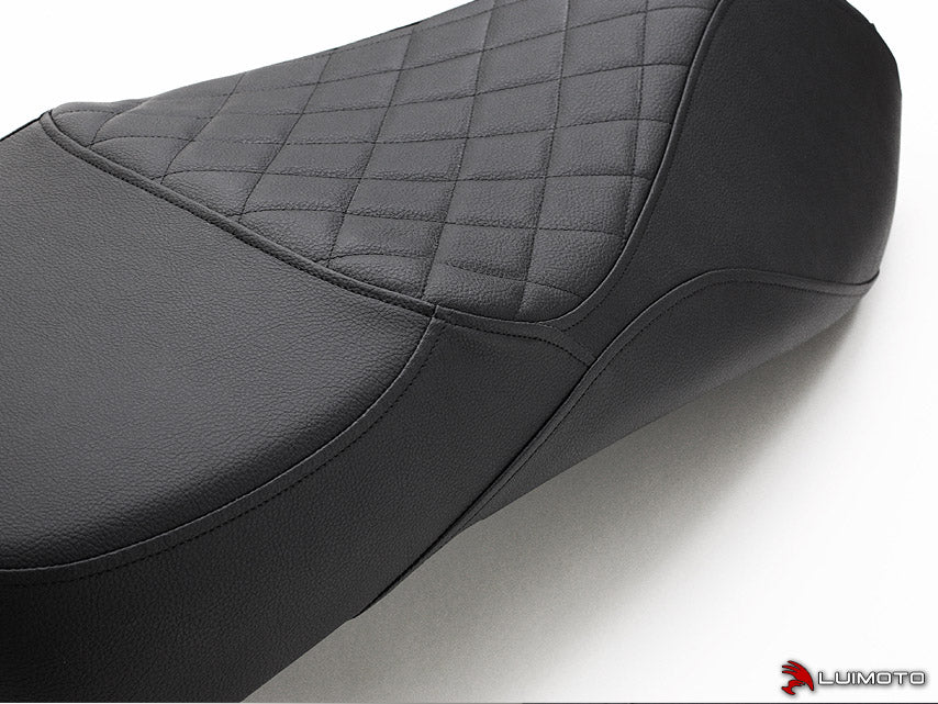 LUIMOTO (Cenno) Rider Seat Covers for the Vespa GTS / 125 / 150 / 300 (2009+)