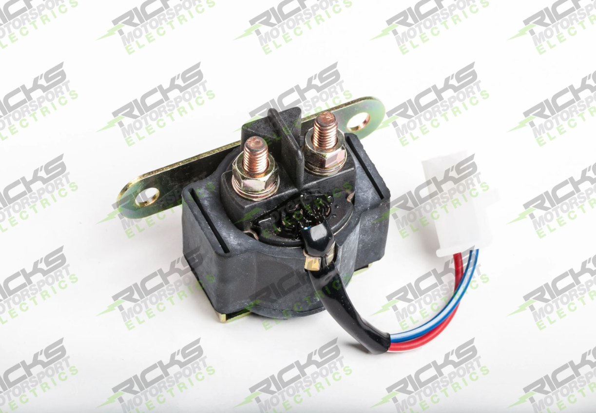 Rick's Motorsports Electrics Universal Starter Solenoid Switch for Suzuki DR200S '15-20, Intruder 800 '92-20, Volusia 800 '05-20