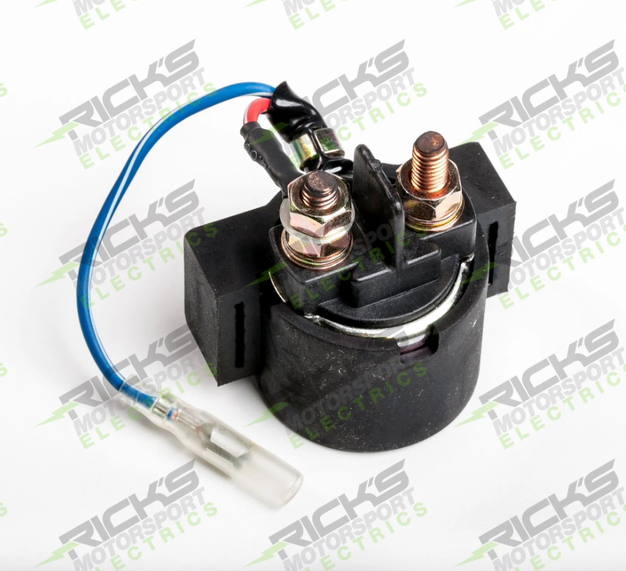 Rick's Motorsports Electrics Universal Starter Solenoid Switch for Yamaha FJ1100 '84-85, FJ1200/FZR 750 '86-92, FZR 1000 '87-05, FZR 400 '86-95, FZR 600 '86-16