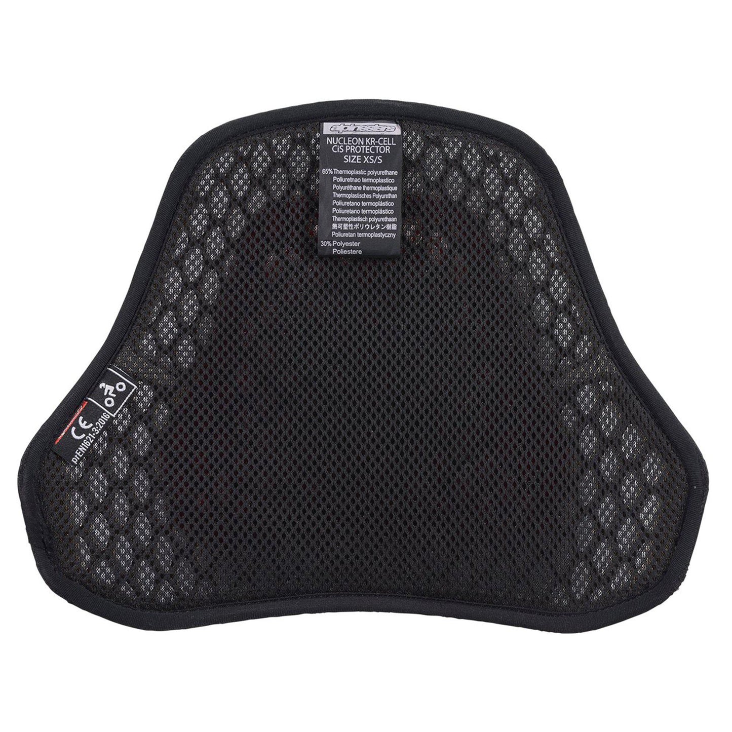 Alpinestars Nucleon KR-Cell CIS Protector - Transparent Smore/Red