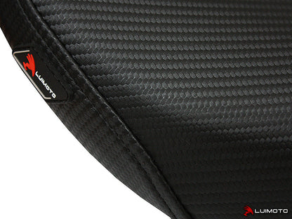 LUIMOTO Baseline Rider Seat Covers for the Triumph DAYTONA 675 (06-12)