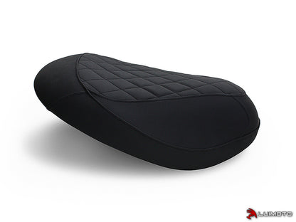 LUIMOTO (Cenno) Rider Seat Covers for the HONDA CHF50 Metropolitan / Jazz / Scoopy / Crea Scoopy (02-09)