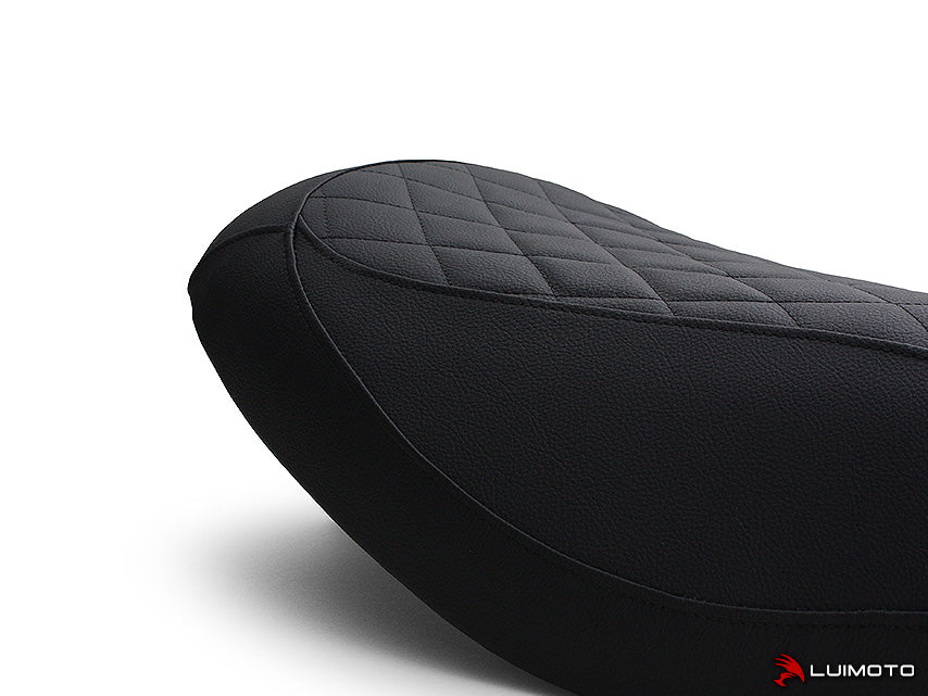 LUIMOTO (Cenno) Rider Seat Covers for the HONDA CHF50 Metropolitan / Jazz / Scoopy / Crea Scoopy (02-09)