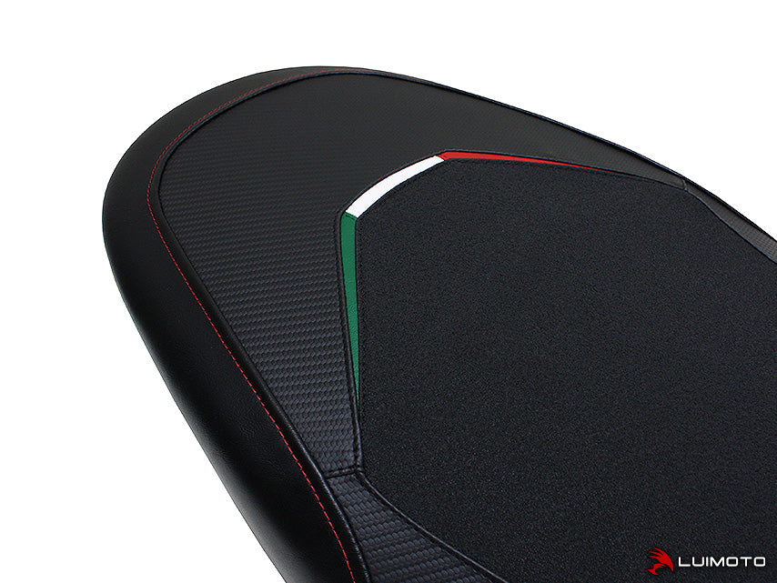 LUIMOTO Team Italia Rider Seat Cover for the Aprilia SR Motard 50 / 125 (2012+)