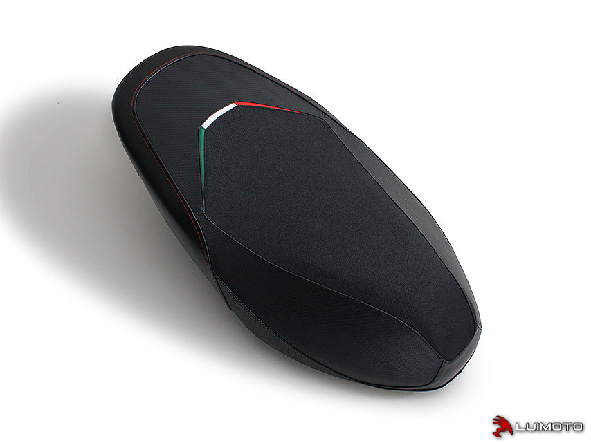 LUIMOTO Team Italia Rider Seat Cover for the Aprilia SR Motard 50 / 125 (2012+)
