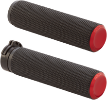 ARLEN NESS Knurled Grips - TBW - Red 07-346