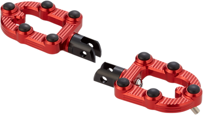 ARLEN NESS MX Foot Pegs - Driver - Red 07-946