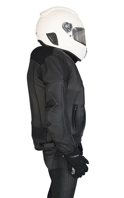 Helite XENA Women's Leather Airbag Jacket in Black