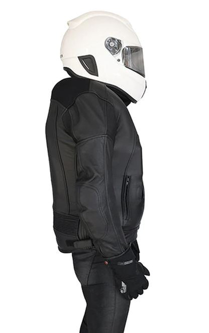 Helite XENA Women's Leather Airbag Jacket in Black