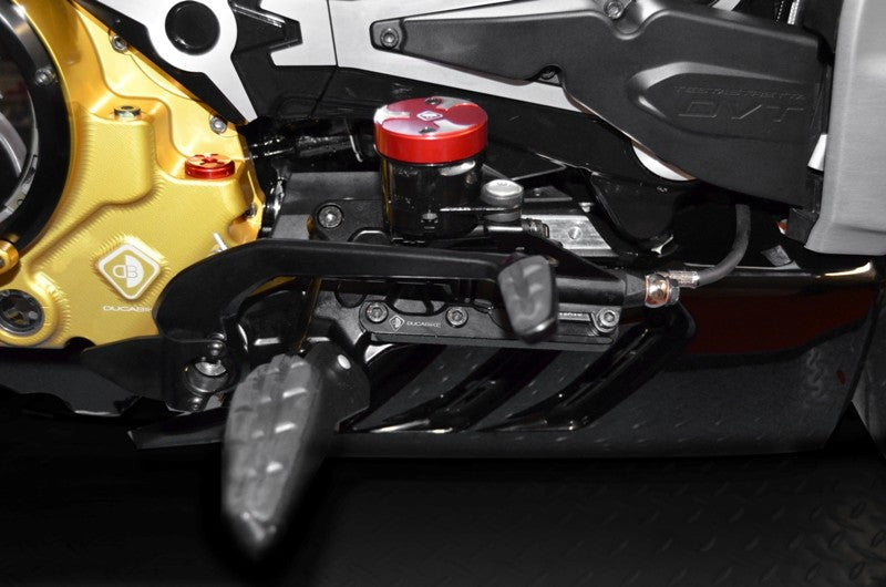 DBK Special Parts (Ducabike) Rearward Rearset Mount kit the Ducati XDiavel