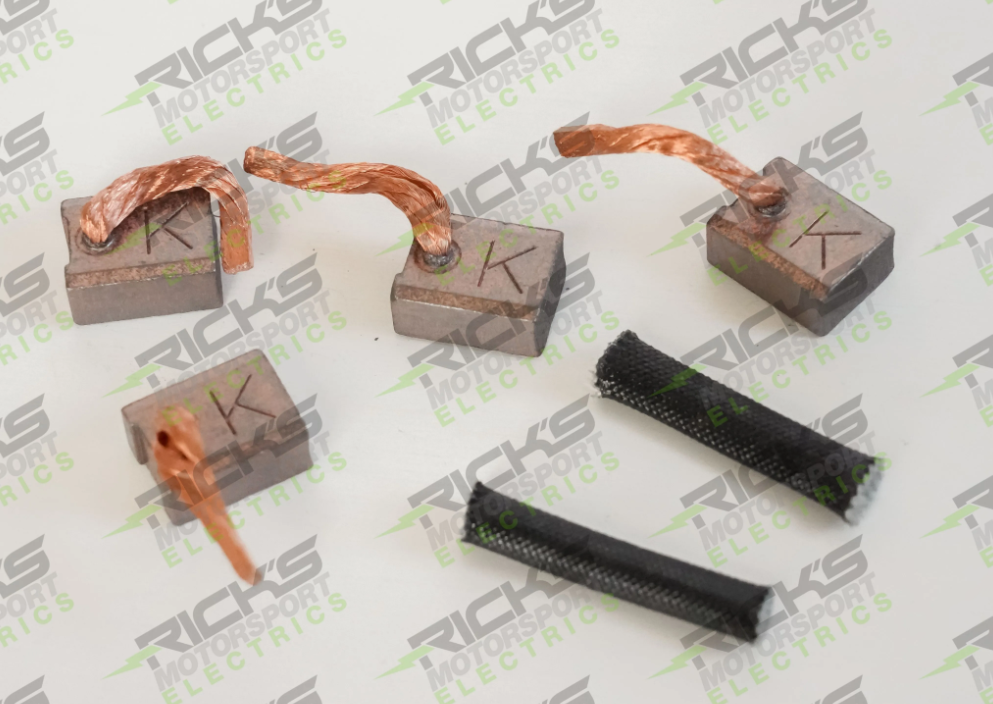 Rick's Motorsports Electrics Universal Starter Motor Brushes for Honda CB1000 '78-16, CBR1100XX '96-08, CBR600 F2 '91-03, CBR600 F3 '91-18, CBR900RR '92-15