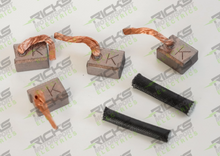 Rick's Motorsports Electrics Universal Starter Motor Brushes for Honda CB1000 '78-16, CBR1100XX '96-08, CBR600 F2 '91-03, CBR600 F3 '91-18, CBR900RR '92-15