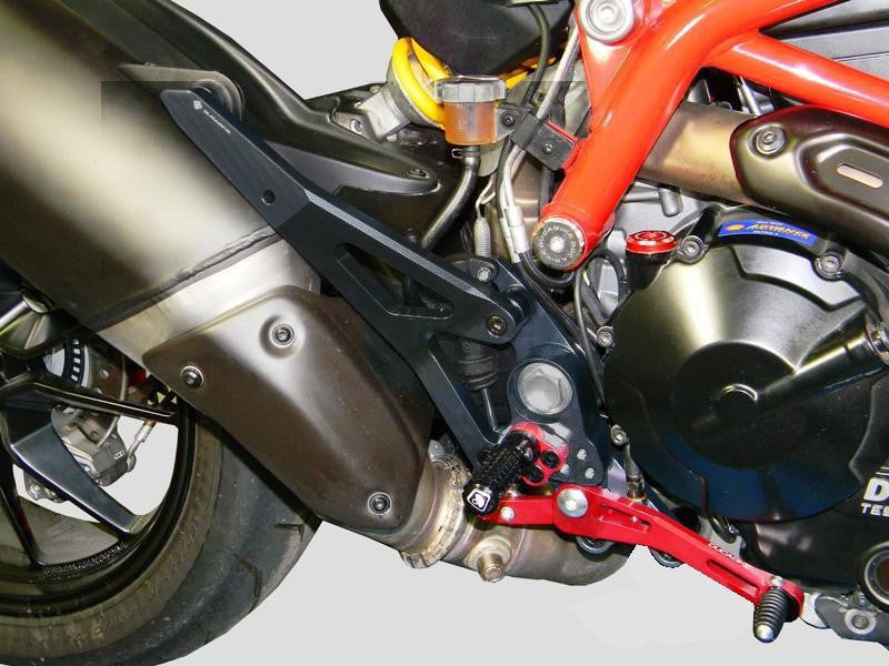 DBK Special Parts (Ducabike) Adjustable Rearsets for the Ducati Hypermotard 821/939