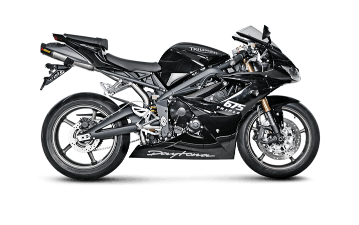 Akrapovic Slip-On Exhaust Triumph Daytona 675 / 675R 2006-2012