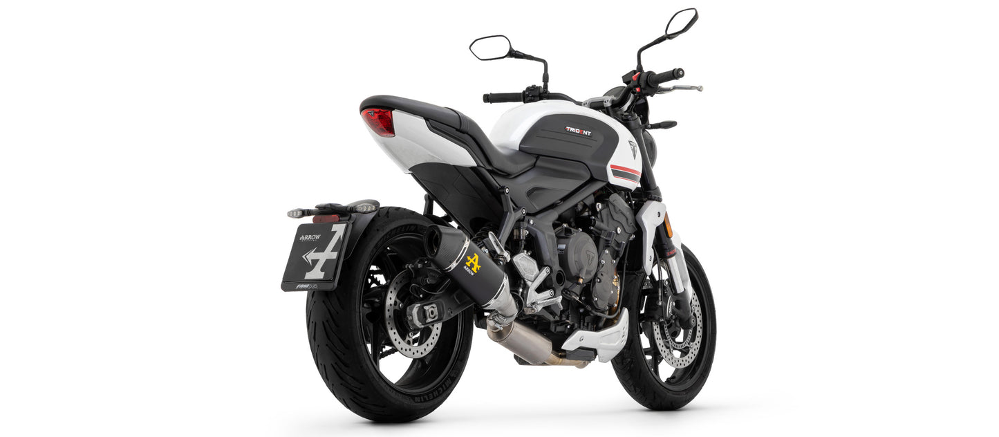 Arrow Exhaust for the Triumph Trident 660 2021-2023