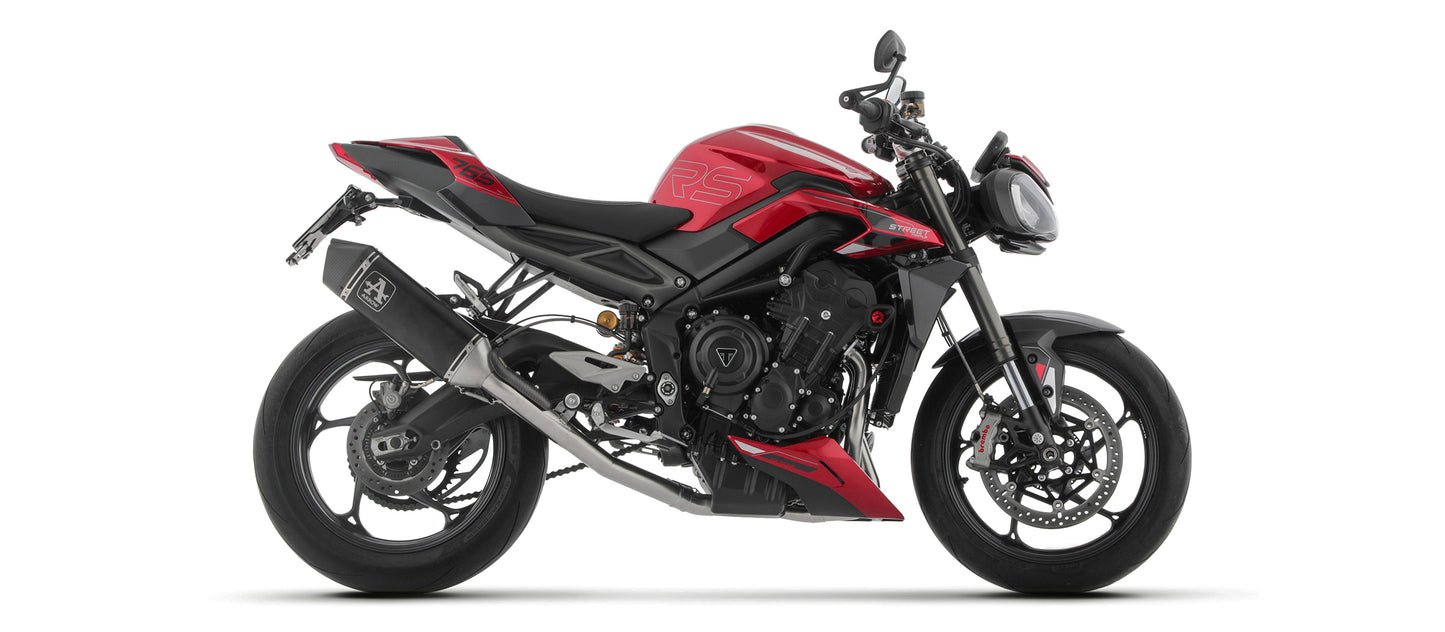 Arrow Exhaust for the Triumph Street Triple 765 RS 2023-2024