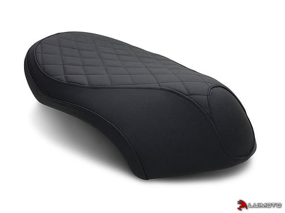 LUIMOTO (Cenno) Rider Seat Covers for the HONDA NCH50 Metropolitan / Jazz / Scoopy / Crea Scoopy (2016+)