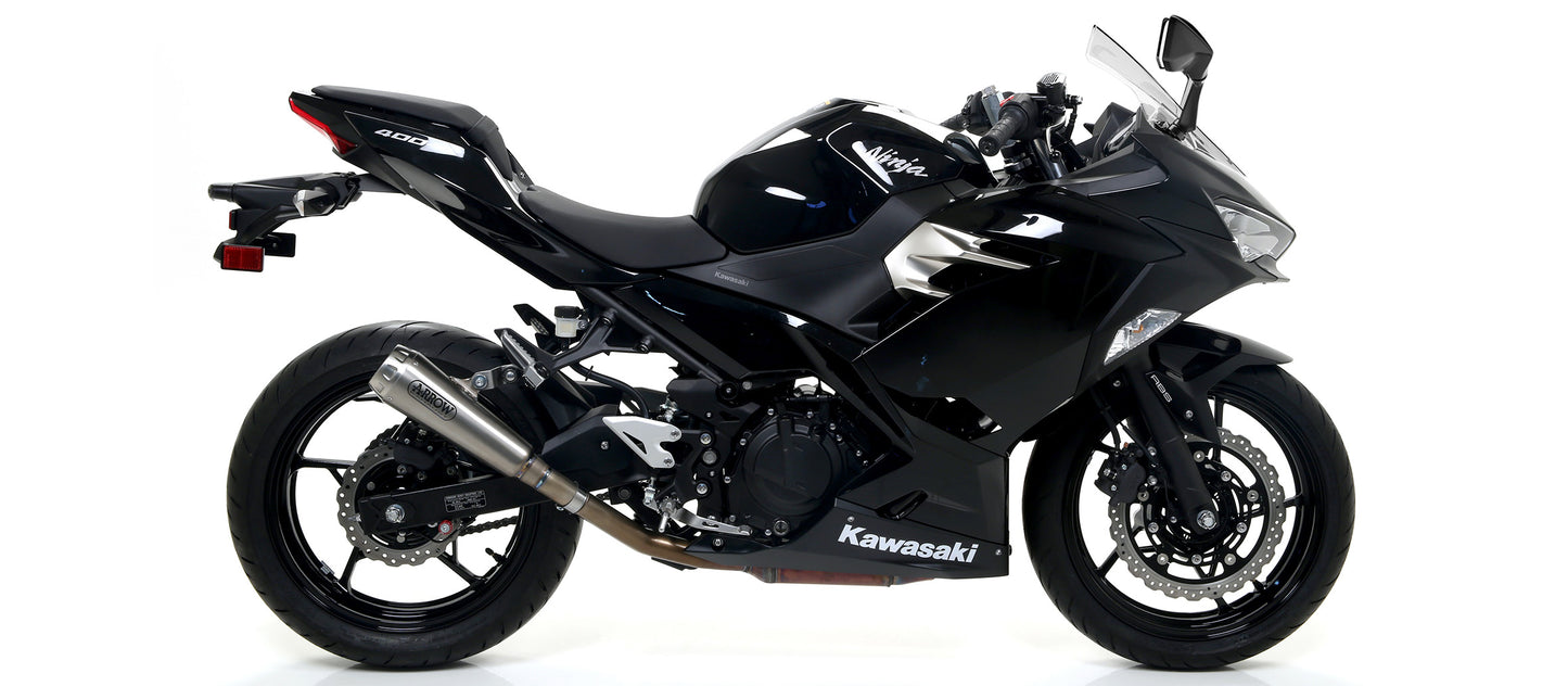 Arrow Exhaust for the Kawasaki Ninja 400 2018/2021
