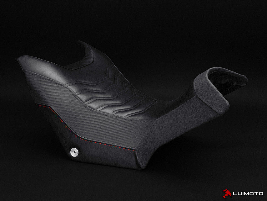 LUIMOTO TEAM ITALIA Rider Seat Cover for the 2016+ DUCATI MULTISTRADA 1200/1260 ENDURO