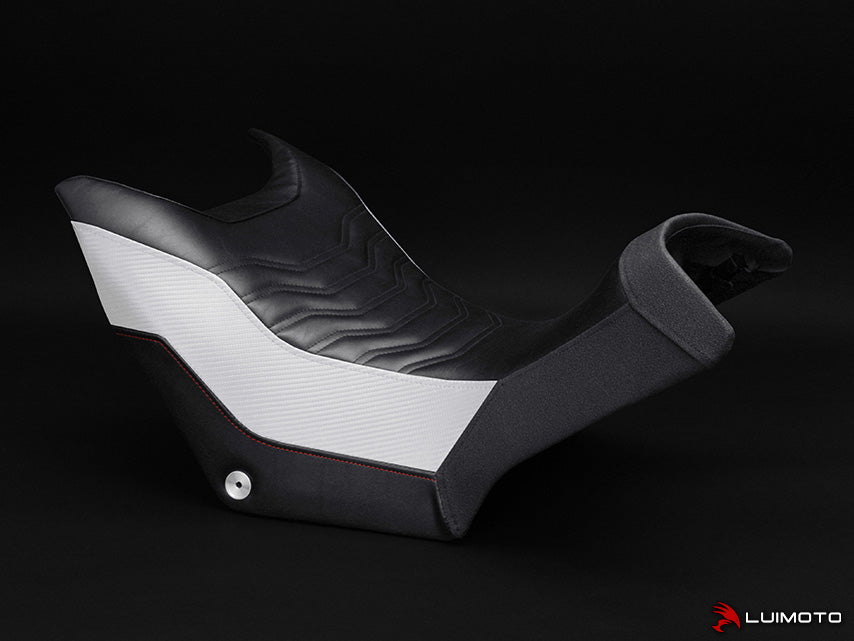 LUIMOTO TEAM ITALIA Rider Seat Cover for the 2016+ DUCATI MULTISTRADA 1200/1260 ENDURO