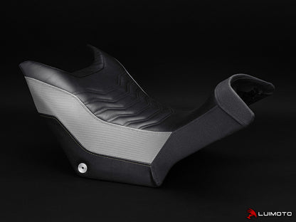 LUIMOTO TEAM ITALIA Rider Seat Cover for the 2016+ DUCATI MULTISTRADA 1200/1260 ENDURO