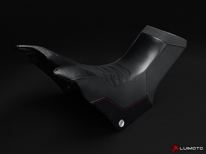LUIMOTO TEAM ITALIA Rider Seat Cover for the 2016+ DUCATI MULTISTRADA 1200/1260 ENDURO