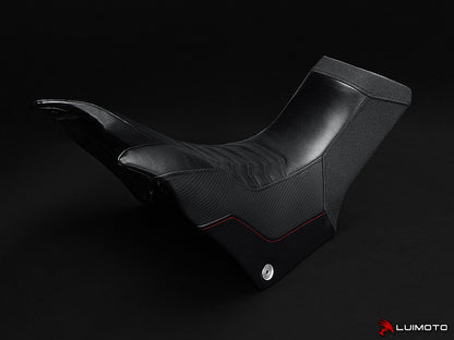 LUIMOTO TEAM ITALIA Rider Seat Cover for the 2016+ DUCATI MULTISTRADA 1200/1260 ENDURO